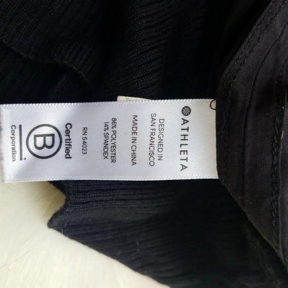 Athleta black sleeveless top size xs - Picture 4 of 4